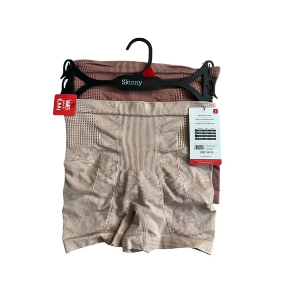 SKINNYGIRL Pack of 2 Seamless Shaping Shorts Size Small NEW NWT - Picture 7 of 7